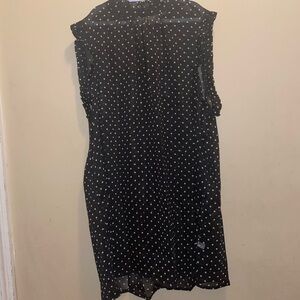Black Polka Dot top